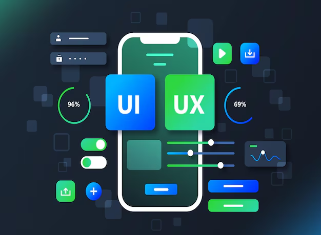 UI/UX design sketches