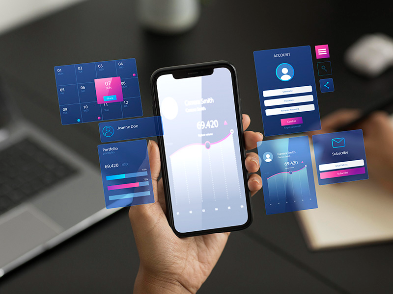 App performance chart